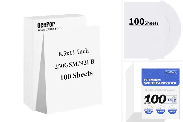 Detailed view of Best 250Gsm Card Stock Paper: Eco-Friendly Crafting Pack