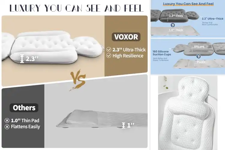Detailed view of Best Bath Cushion For Most Bathtubs And Spas