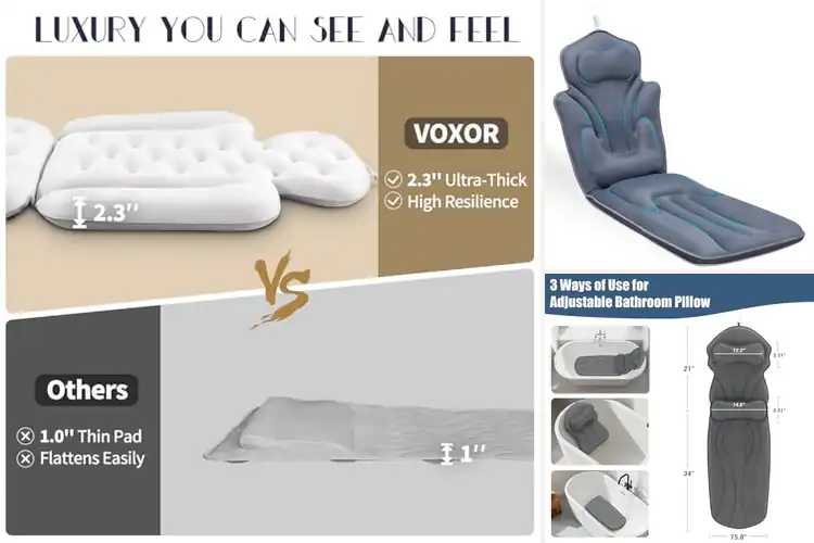 Detailed view of Best Bath Pillow For Full Body Comfort