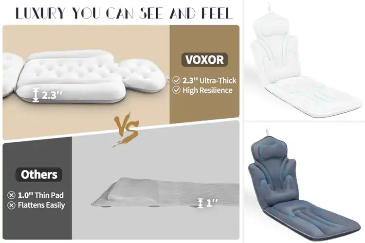 Detailed view of Best Bath Pillow For Full Body Support
