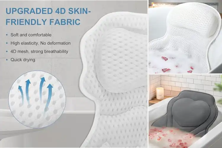 Detailed view of Best Breathable Bath Pillows