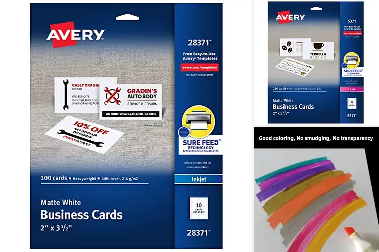 Detailed view of Best Business Cards Cardstock