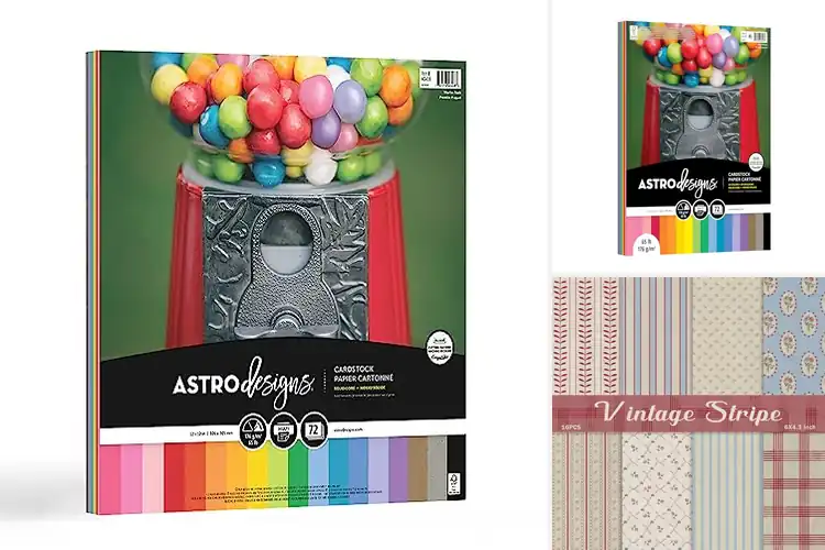 Detailed view of Best Cardstock for Scrapbooking