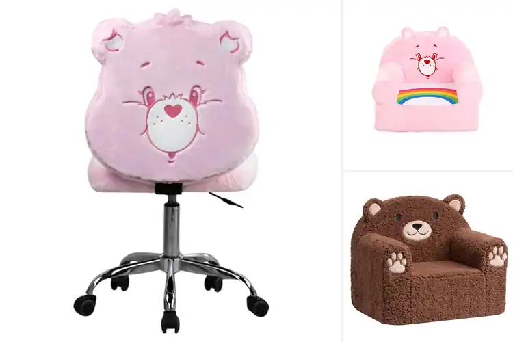 Detailed view of Best Cheer Bear Chairs: Cozy, Bright, and Fun for All Ages
