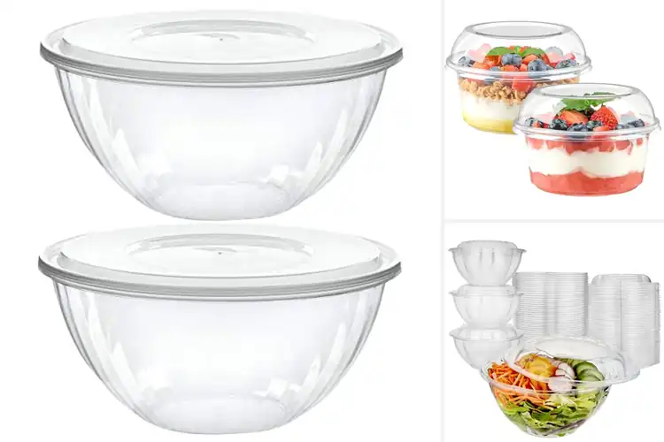 Detailed view of Best Clear Plastic Bowls With Lids