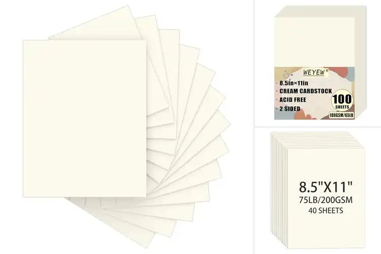 Detailed view of Best Cream Cardstocks