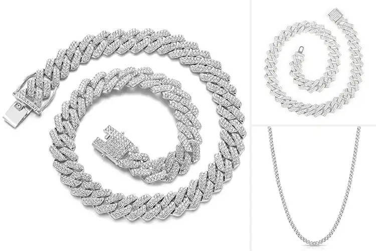 Detailed view of Best Cuban Link Necklaces: Timeless Luxury & Bold Sparkle