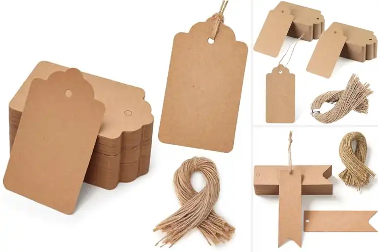 Detailed view of Best DIY Gift Tags Paper