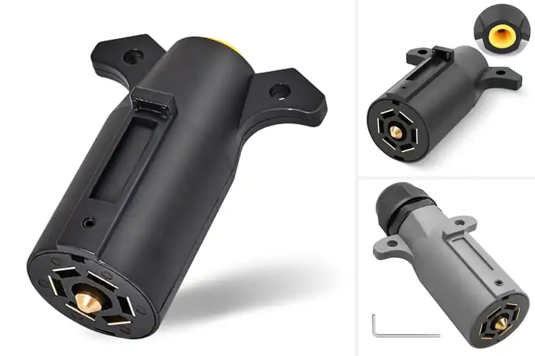 Detailed view of Best Easy Splice 7 Way Trailer Plug
