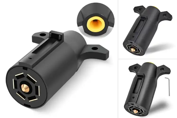 Detailed view of Best Easy Splice Trailer Plug: Tow with Ease