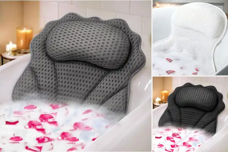 Detailed view of Best Fit For Most Bathtubs Bath Pillow