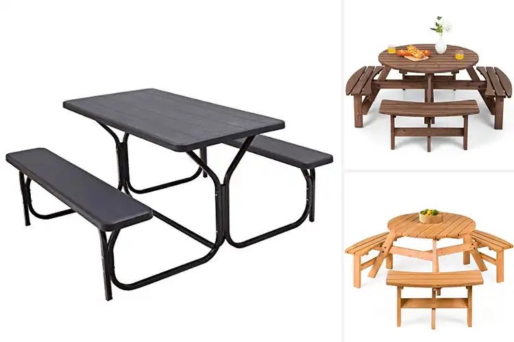 Detailed view of Best Garden Picnic Tables