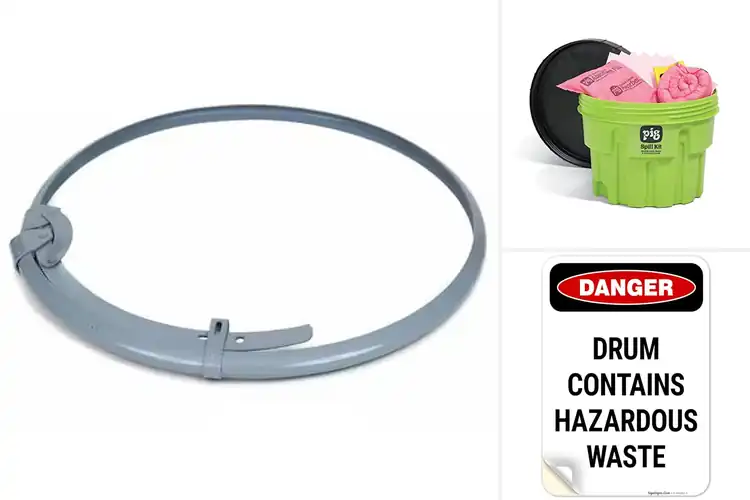 Detailed view of Best Hazardous Material Drums