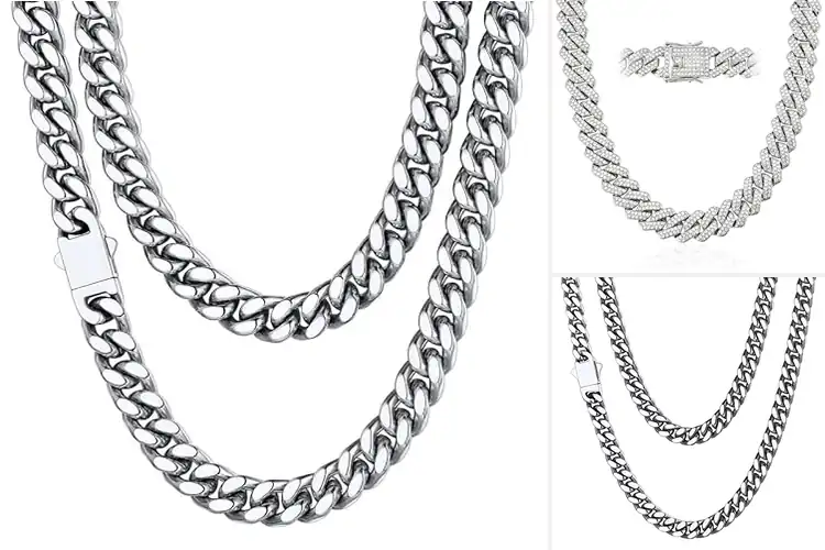 Detailed view of Best Men’s Cuban Link Chains