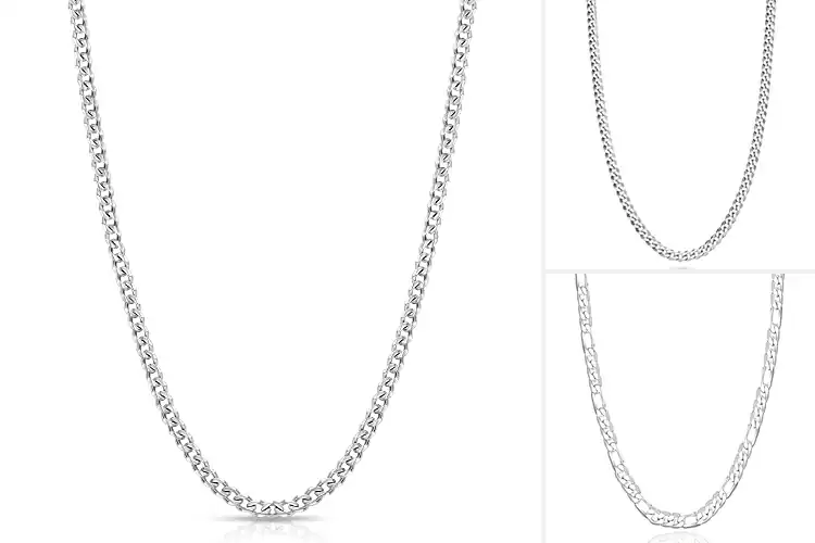 Detailed view of Best Men’s Silver Necklaces