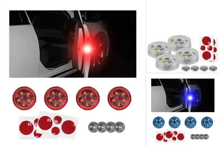 Detailed view of Best Night-Time Car Safety Warning Lights For Doors