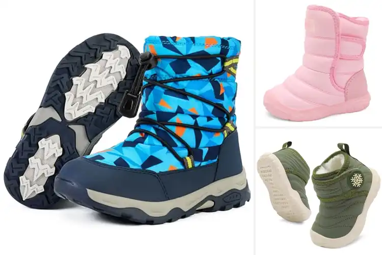 Detailed view of Best Non Slip Outsole Snow Boots For Toddlers