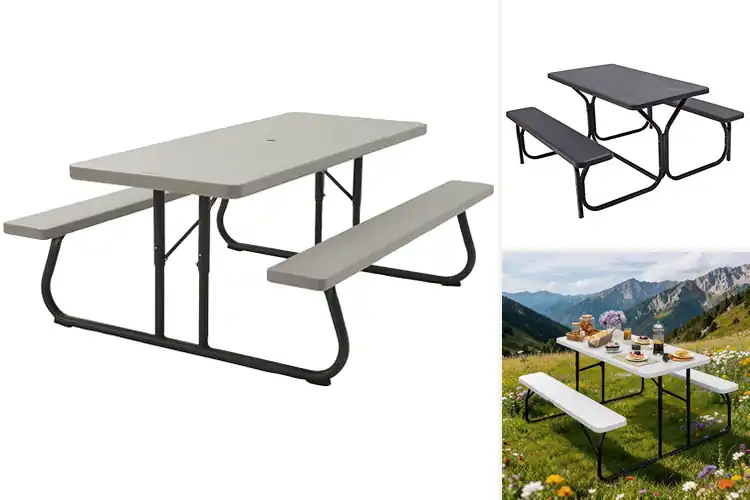 Detailed view of Best Outdoor Picnic Tables