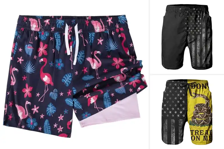 Detailed view of Best Printed Swimming Trunks