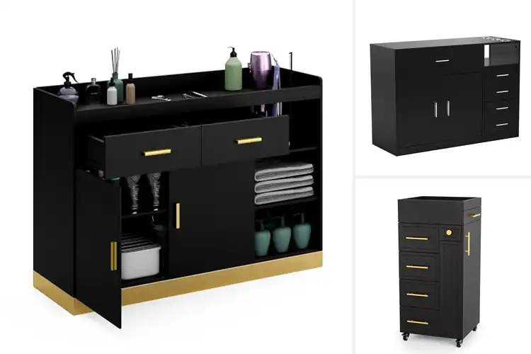 Detailed view of Best Salon Storage Cabinets