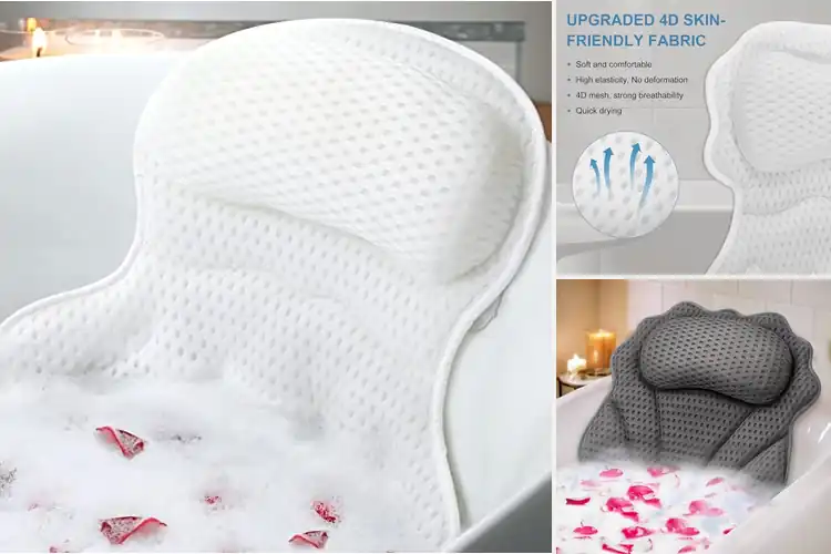 Detailed view of Best Spa Bath Pillows
