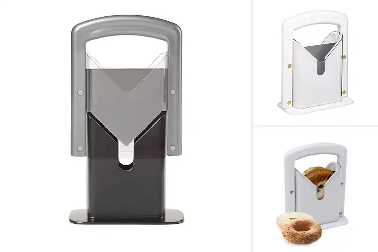 Detailed view of Best Stainless Steel Bagel Cutters