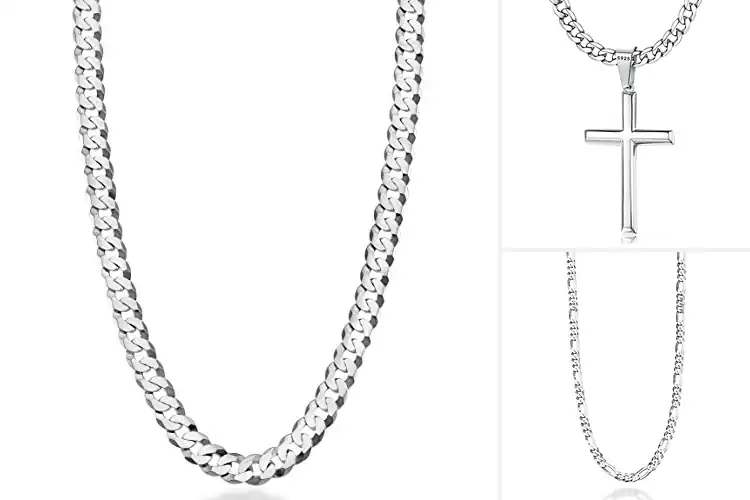 Detailed view of Best Sterling Silver Necklaces For Men