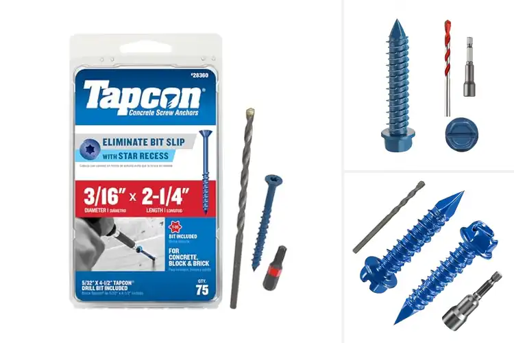 Detailed view of Best Tapcon Anchors