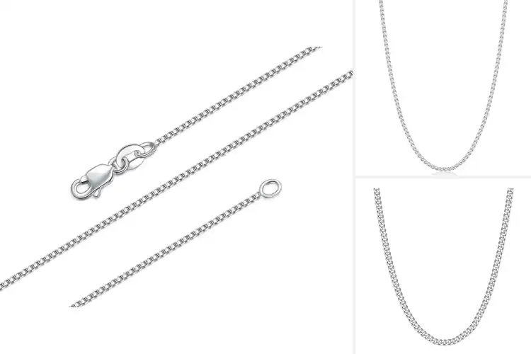 Detailed view of Best Waterproof Silver Chains