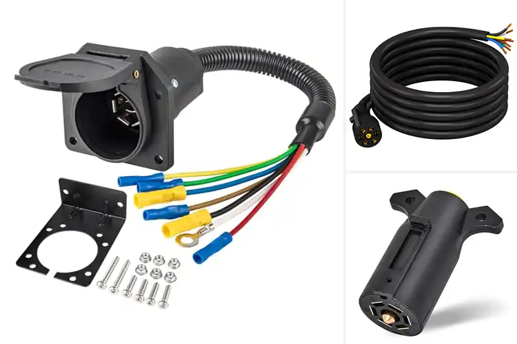 Detailed view of Best Weatherproof Trailer Connector 7 Way